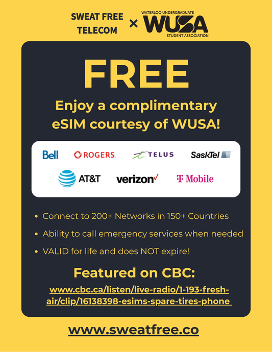 [FREE courtesy of WUSA] GET YOUR SAFETY NET: Multi-Network Data Plan (via an eSIM that does NOT expire) + 911 Emergency calls!
